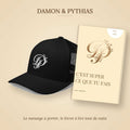 Pack Casquette + Ebook avec casquette noire, filet arrière, et livret beige visible