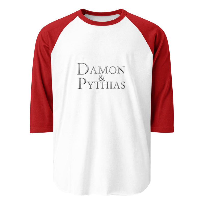 T-shirt raglan unisexe DAMON & PYTHIAS manches 3/4 – vue 1